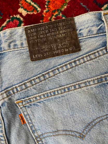 Vintage Levi's 615 Orange Tab Straight Jeans W32