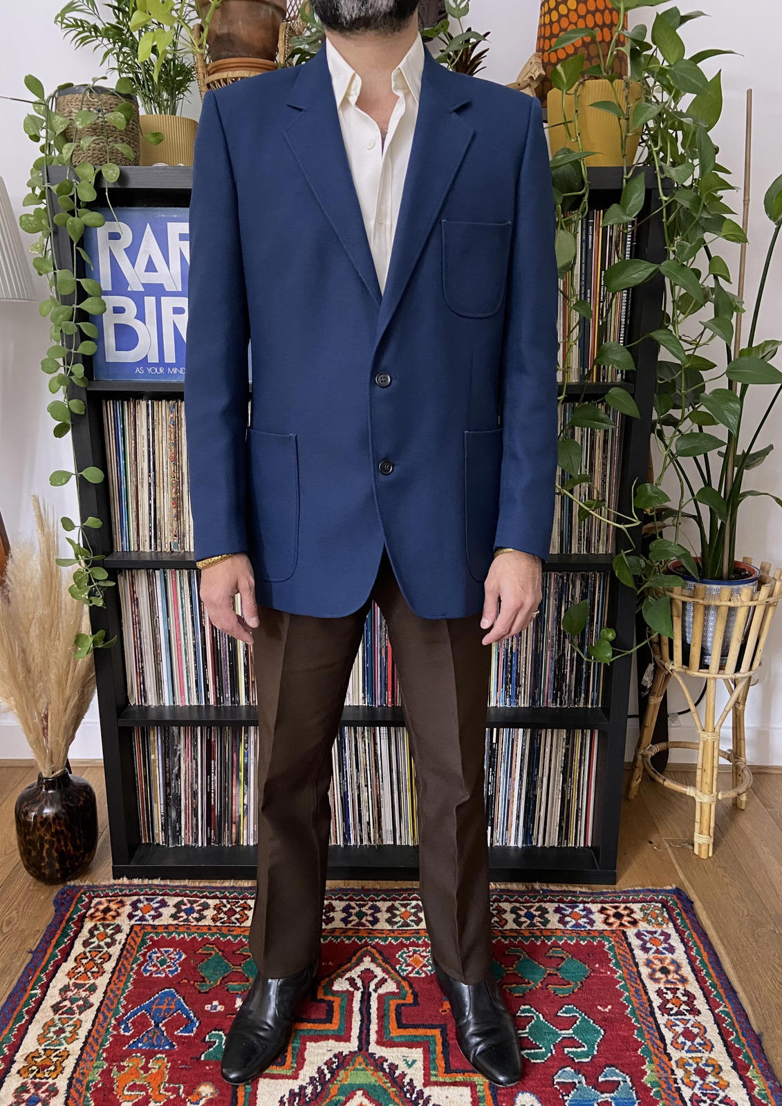 Vintage 1970s Navy C&A Blazer Jacket