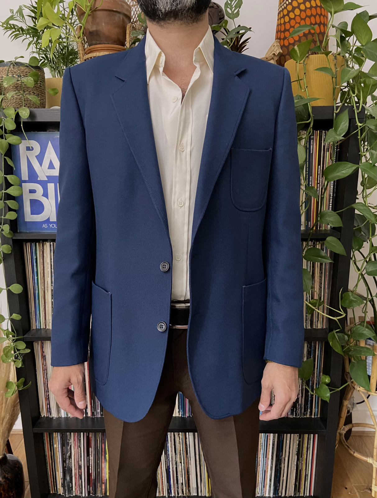 Vintage 1970s Navy C&A Blazer Jacket
