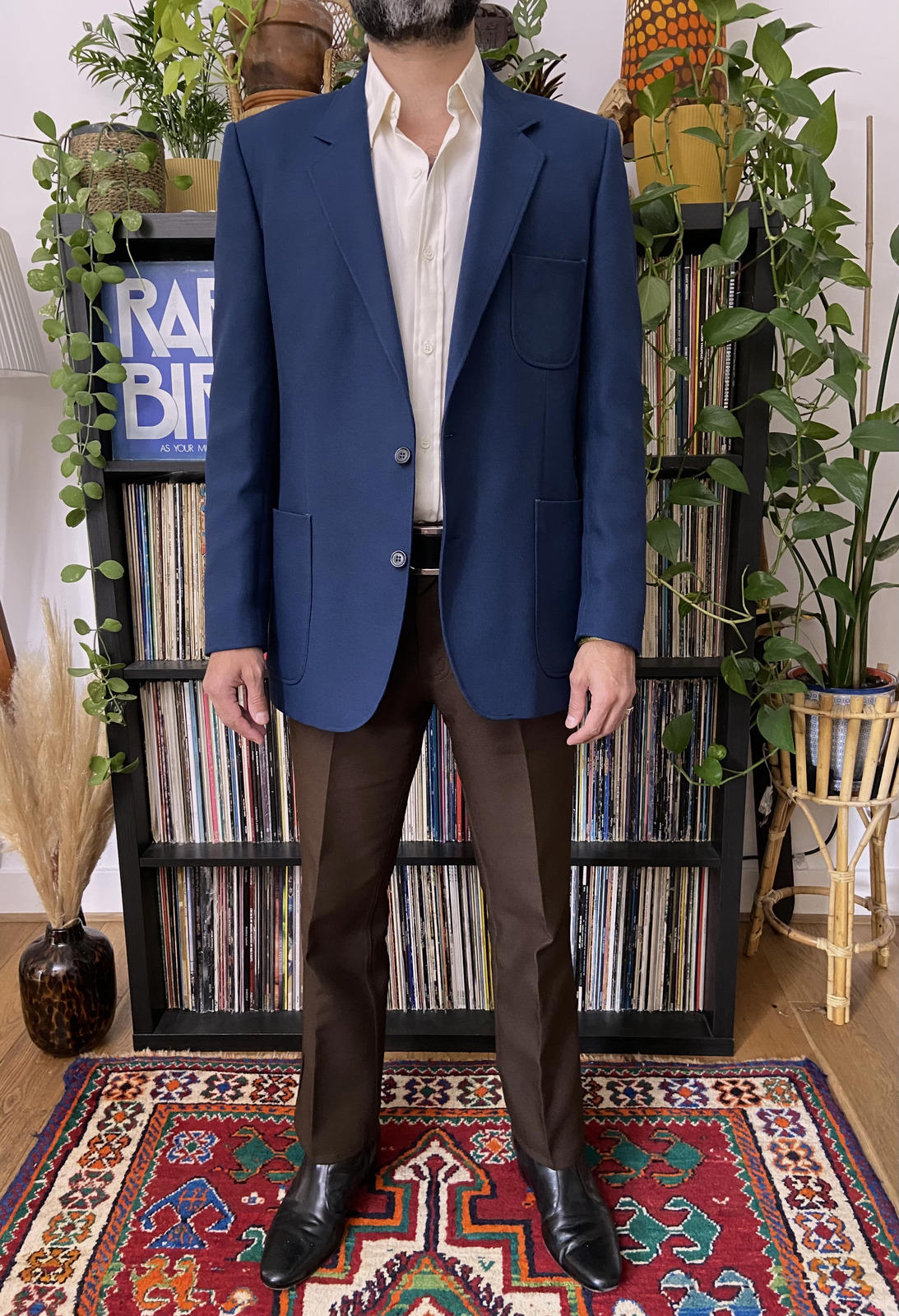 Vintage 1970s Navy C&A Blazer Jacket