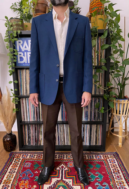 Vintage 1970s Navy C&A Blazer Jacket