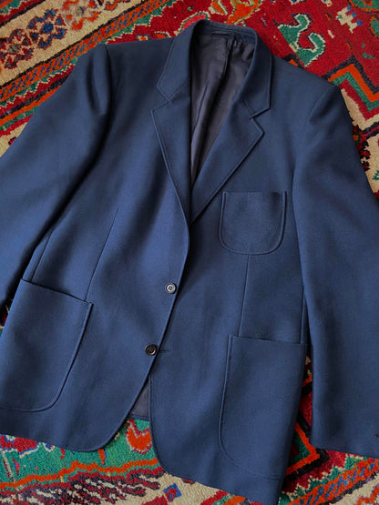 Vintage 1970s Navy C&A Blazer Jacket