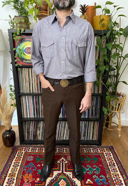 Vintage Grey Sunweave Western Shirt