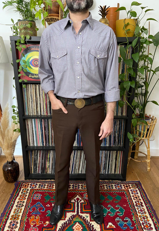 Vintage Grey Sunweave Western Shirt