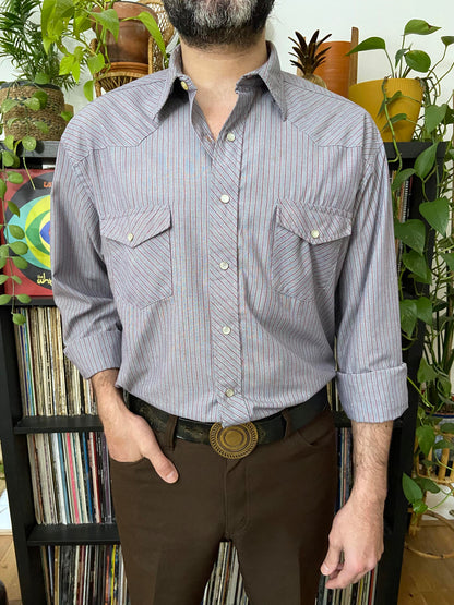 Vintage Grey Sunweave Western Shirt