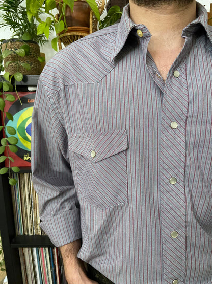Vintage Grey Sunweave Western Shirt