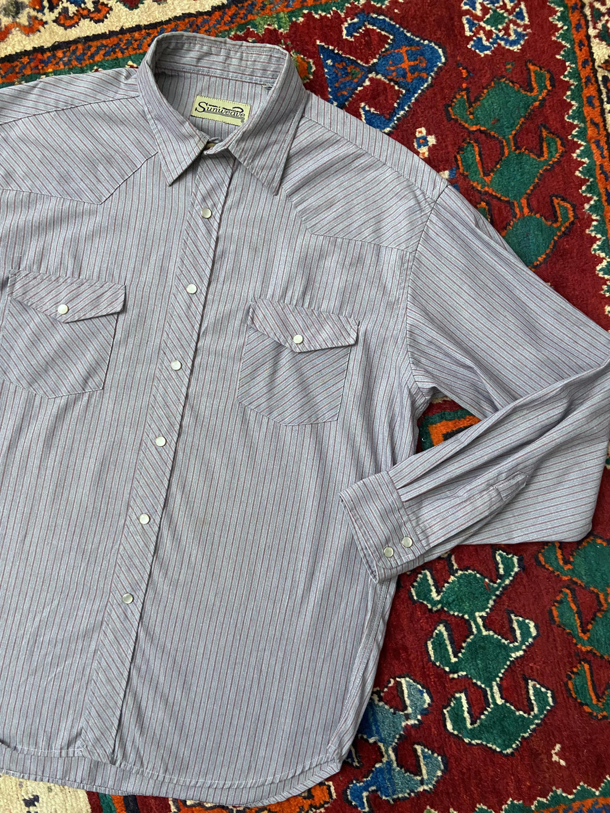 Vintage Grey Sunweave Western Shirt