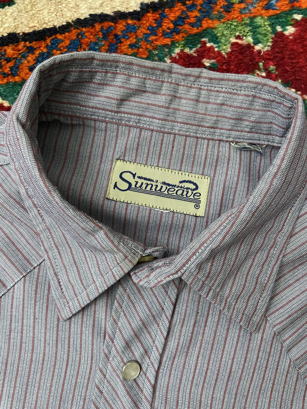 Vintage Grey Sunweave Western Shirt
