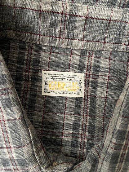 Vintage Grey Karman Western Shirt