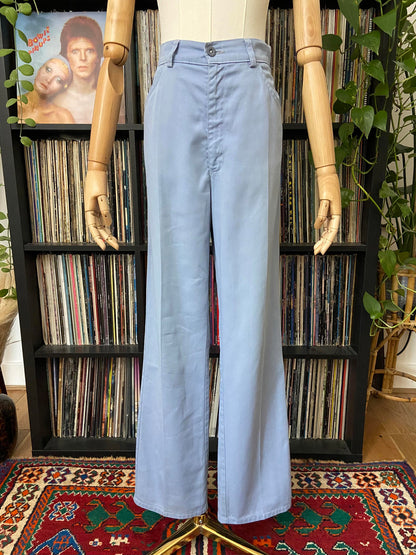 Vintage 1980s Levis White Tab Pale Blue Trousers W31