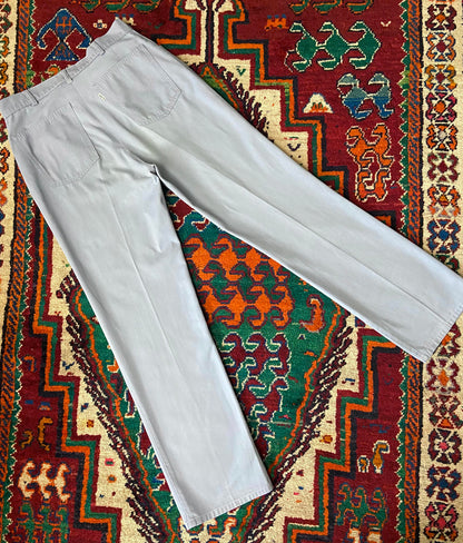 Vintage 1980s Levis White Tab Pale Blue Trousers W31