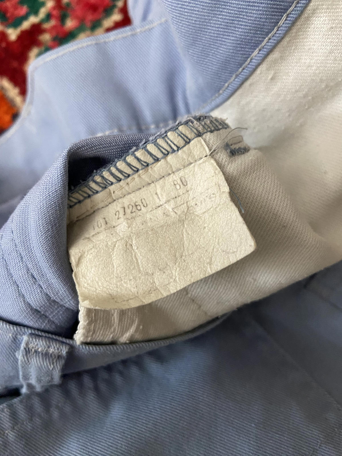 Vintage 1980s Levis White Tab Pale Blue Trousers W31