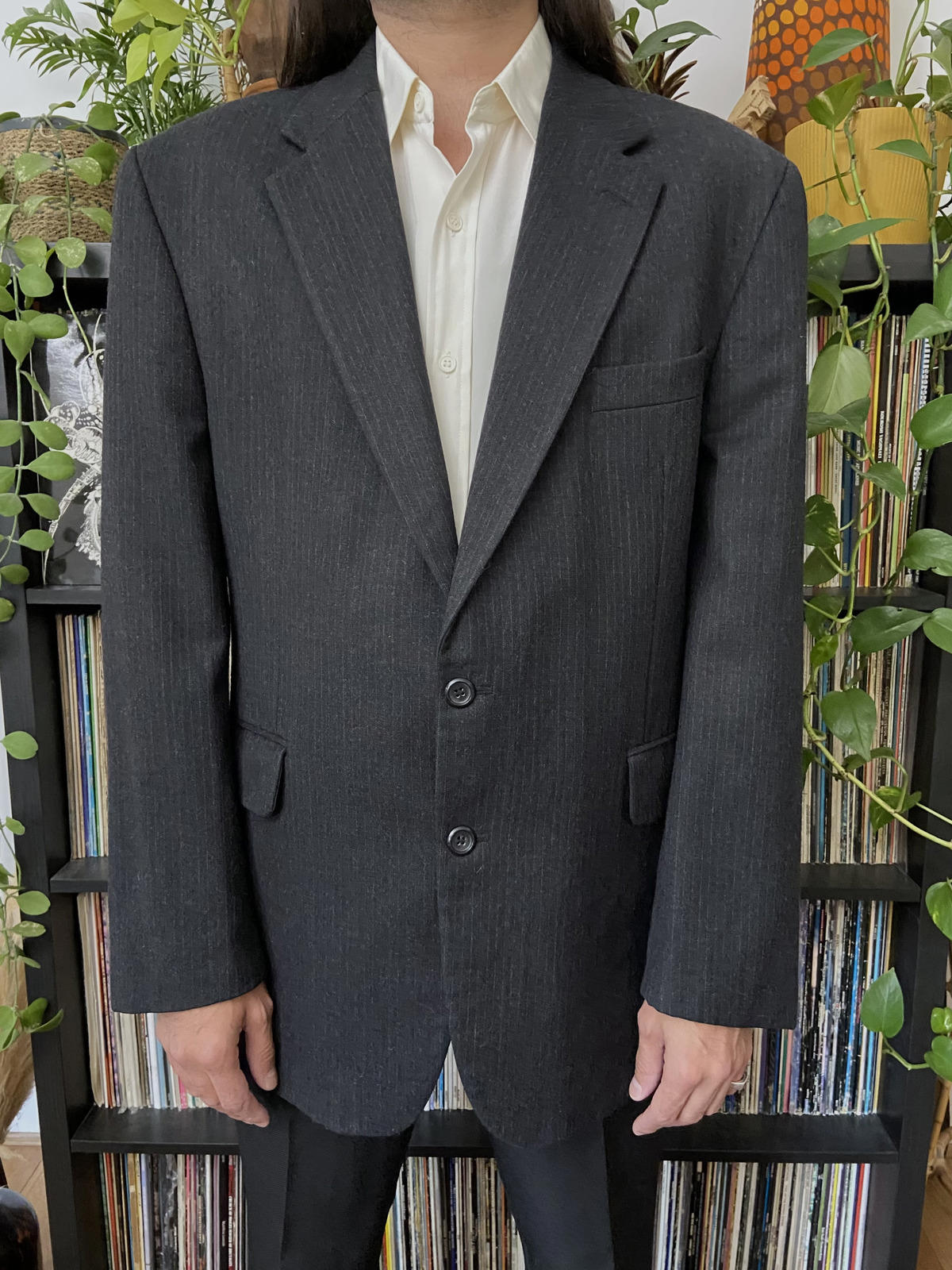 Vintage 90s Debenhams New Wool Blazer Jacket 44R