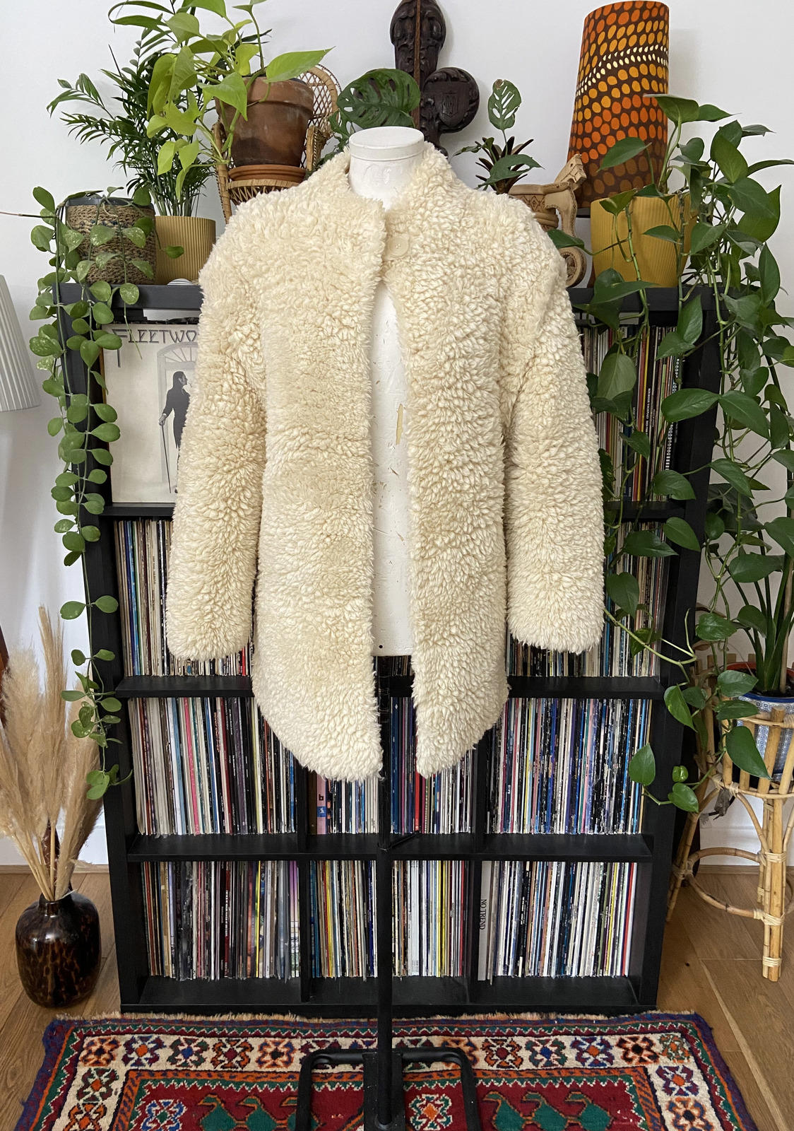 Vintage Cream Teddy Coat