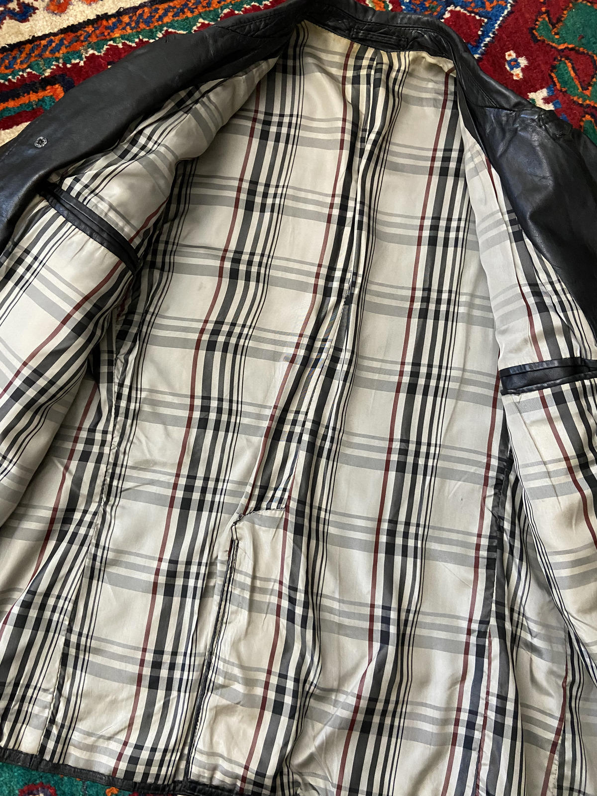 Vintage 1970s Black Leather Jacket