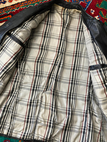Vintage 1970s Black Leather Jacket
