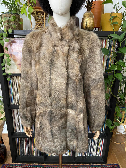 Vintage 1970s C&A Taupe/Beige Coat