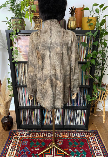 Vintage 1970s C&A Taupe/Beige Coat