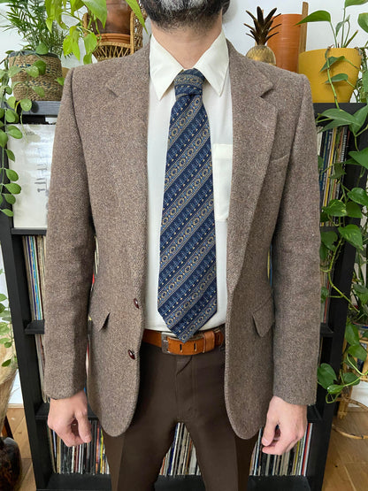 Vintage 1970s Yves Saint Laurent Silk Kipper Tie