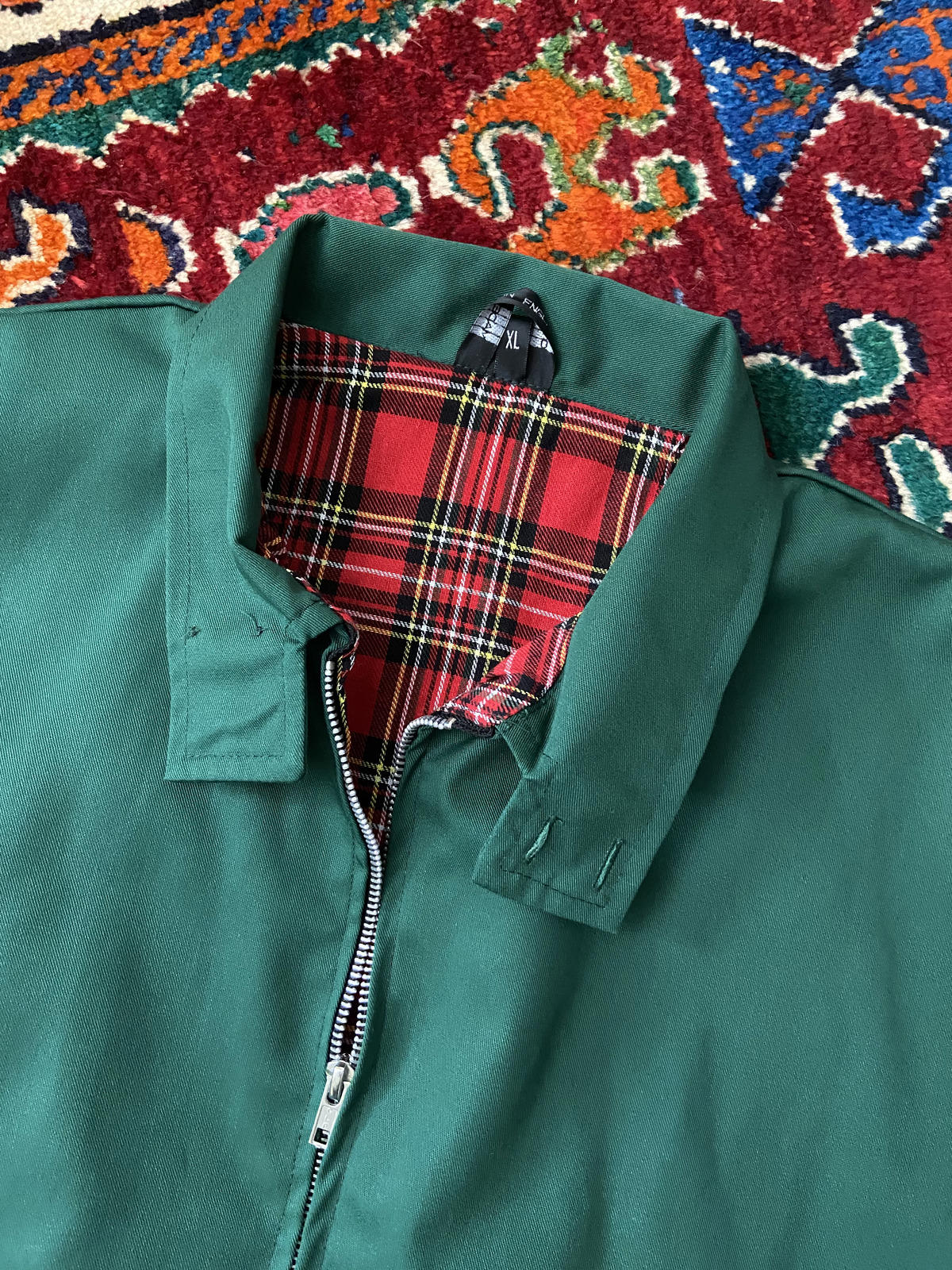 Vintage 1980s Deadstock Green Harrington Jacket