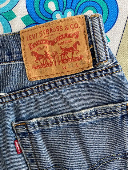 Vintage Levis 514 Denim Shorts W26