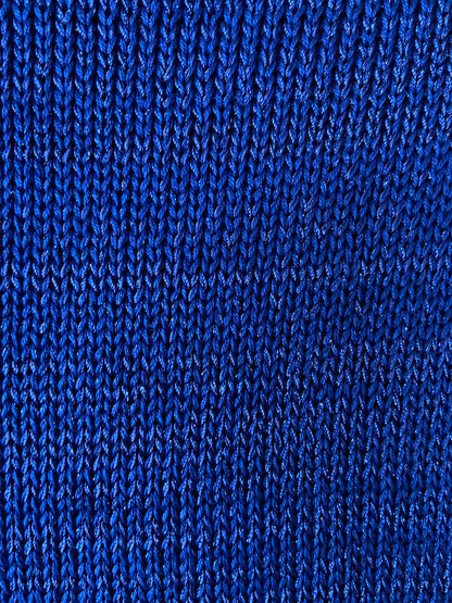 Vintage 90s Royal Blue Knit Dress