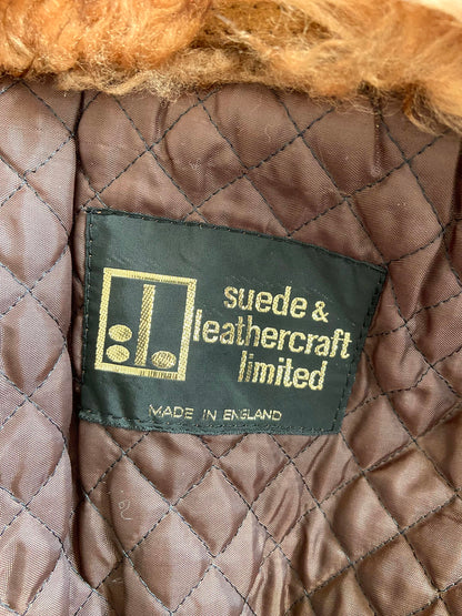 Vintage 1970s Taupe Suede Penny Lane Jacket