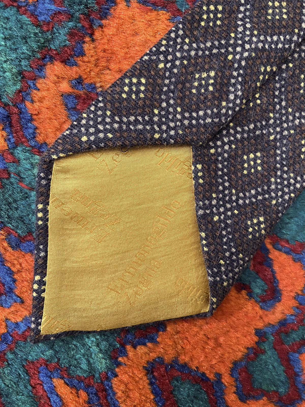 Vintage 1970s Ermenegildo Zegna Cashmere/Wool Kipper Tie