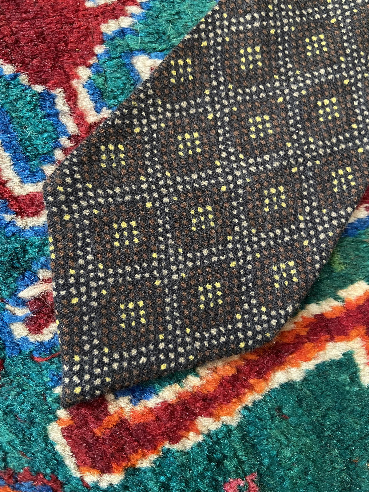 Vintage 1970s Ermenegildo Zegna Cashmere/Wool Kipper Tie