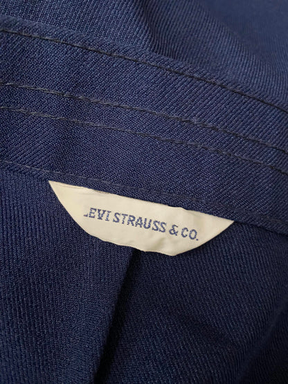 Vintage 1970s Navy Wide Leg Levis Trousers W36
