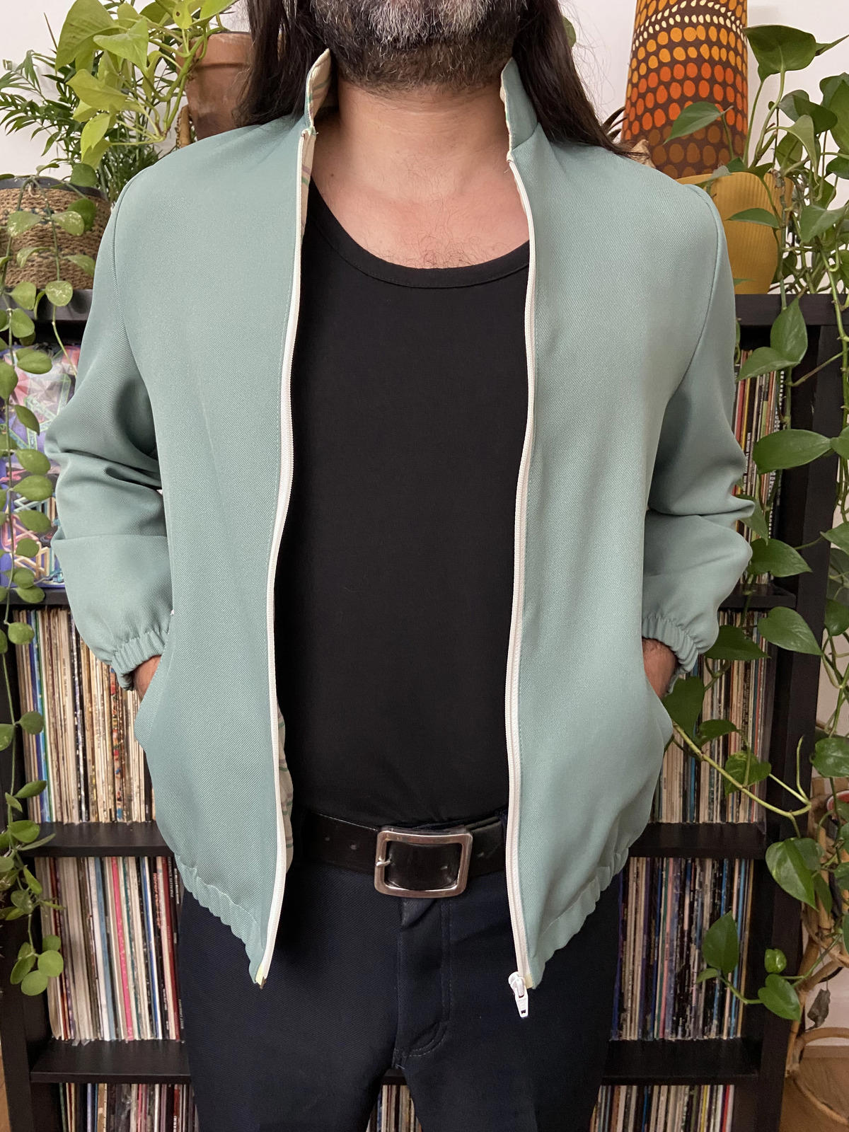 Vintage 1970s Green Sports Jacket