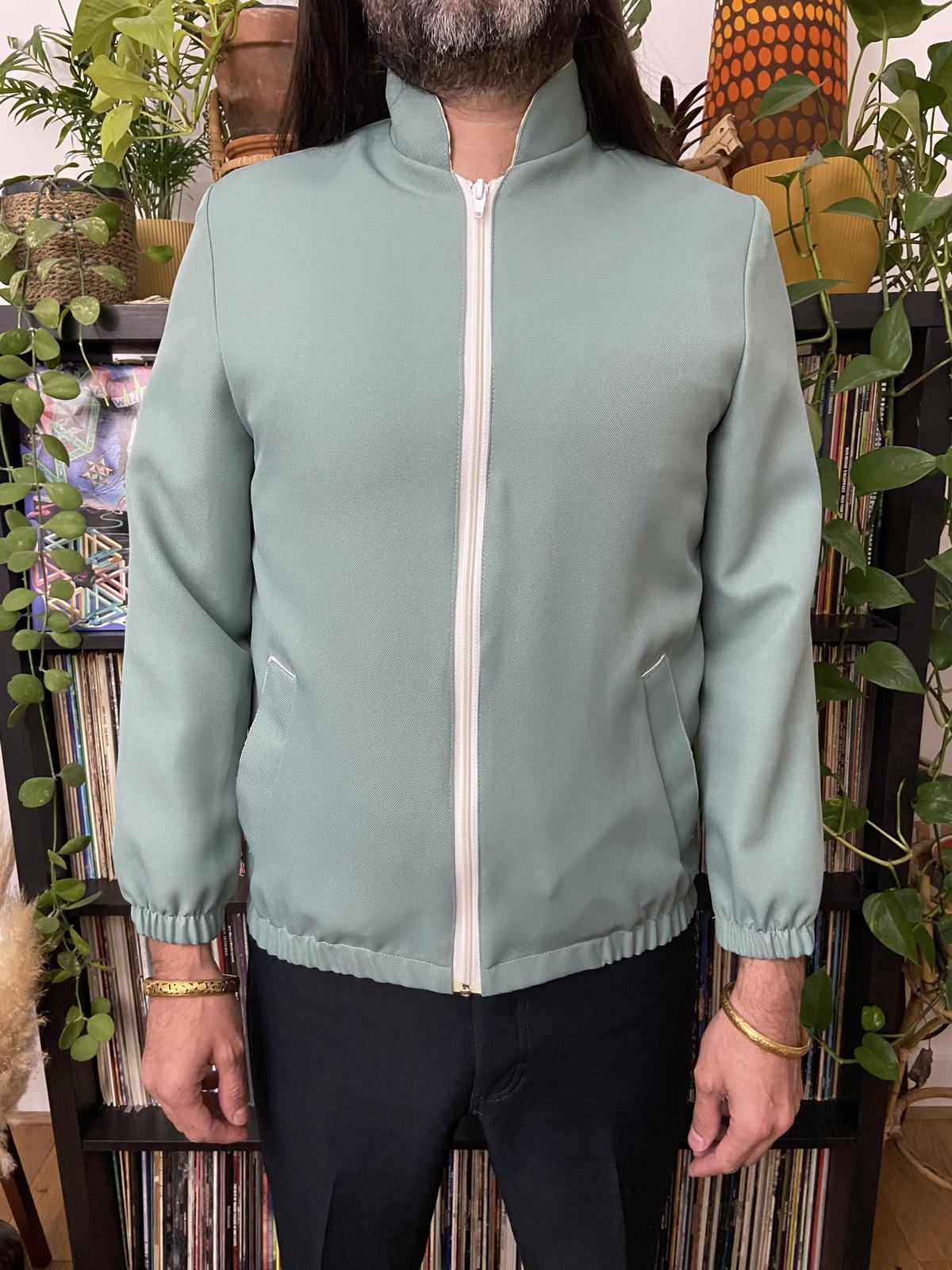 Vintage 1970s Green Sports Jacket