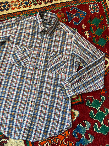 Vintage 1980s Levi's White Tab Checked Shirt