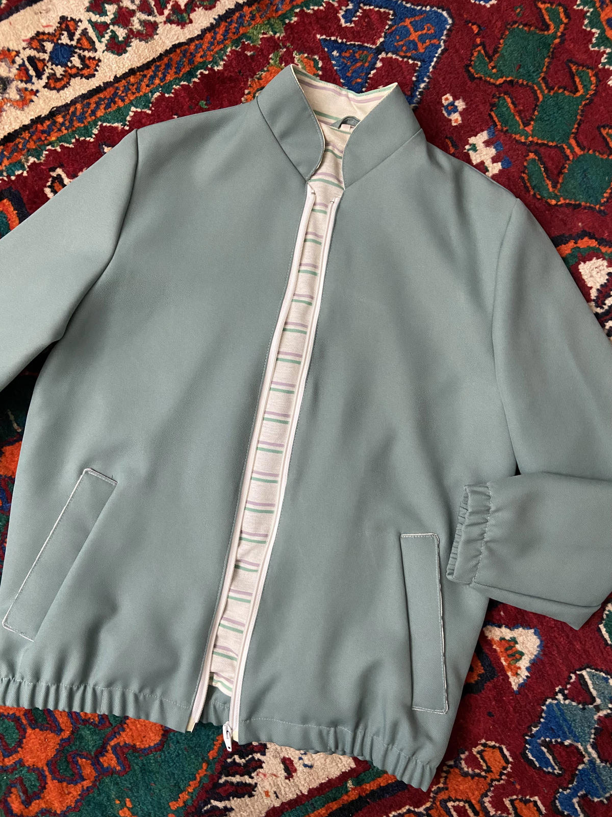 Vintage 1970s Green Sports Jacket