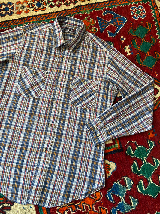 Vintage 1980s Levi's White Tab Checked Shirt