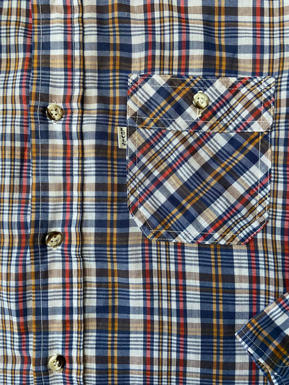 Vintage 1980s Levi's White Tab Checked Shirt