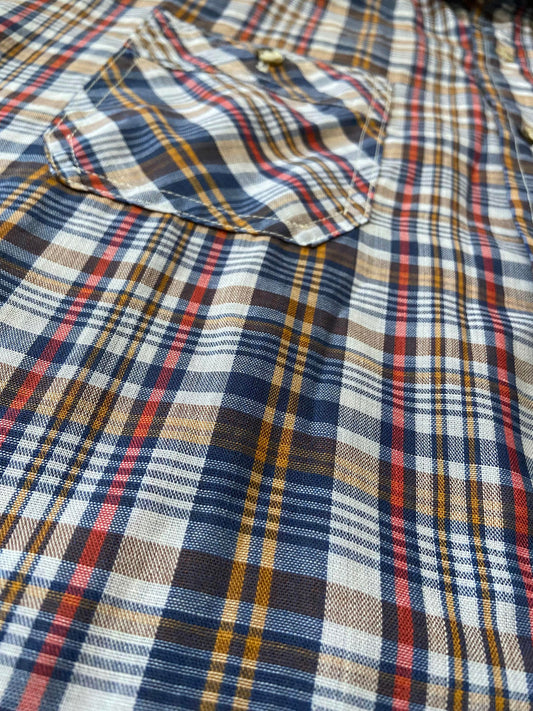 Vintage 1980s Levi's White Tab Checked Shirt