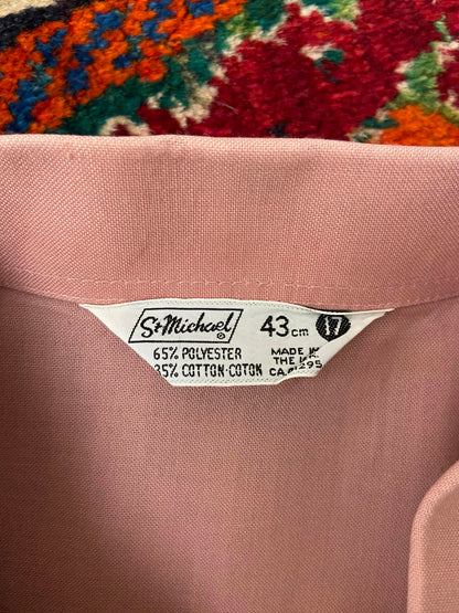 Vintage 1970s Dusty Pink St Michael Shirt