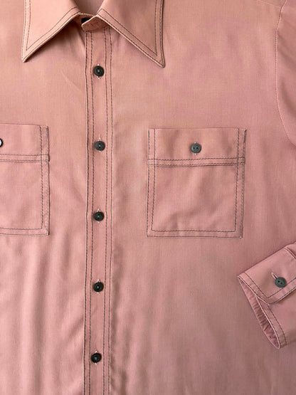 Vintage 1970s Dusty Pink St Michael Shirt