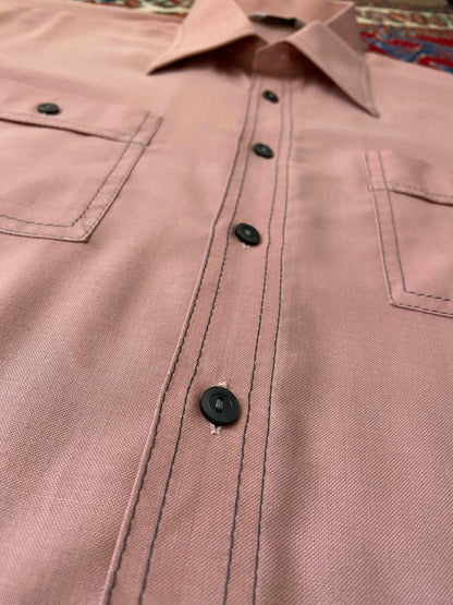 Vintage 1970s Dusty Pink St Michael Shirt