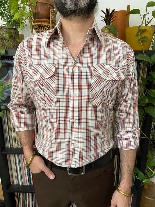 Vintage 1970s Deadstock Checked Shirt