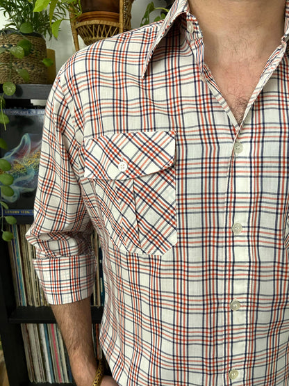 Vintage 1970s Deadstock Checked Shirt