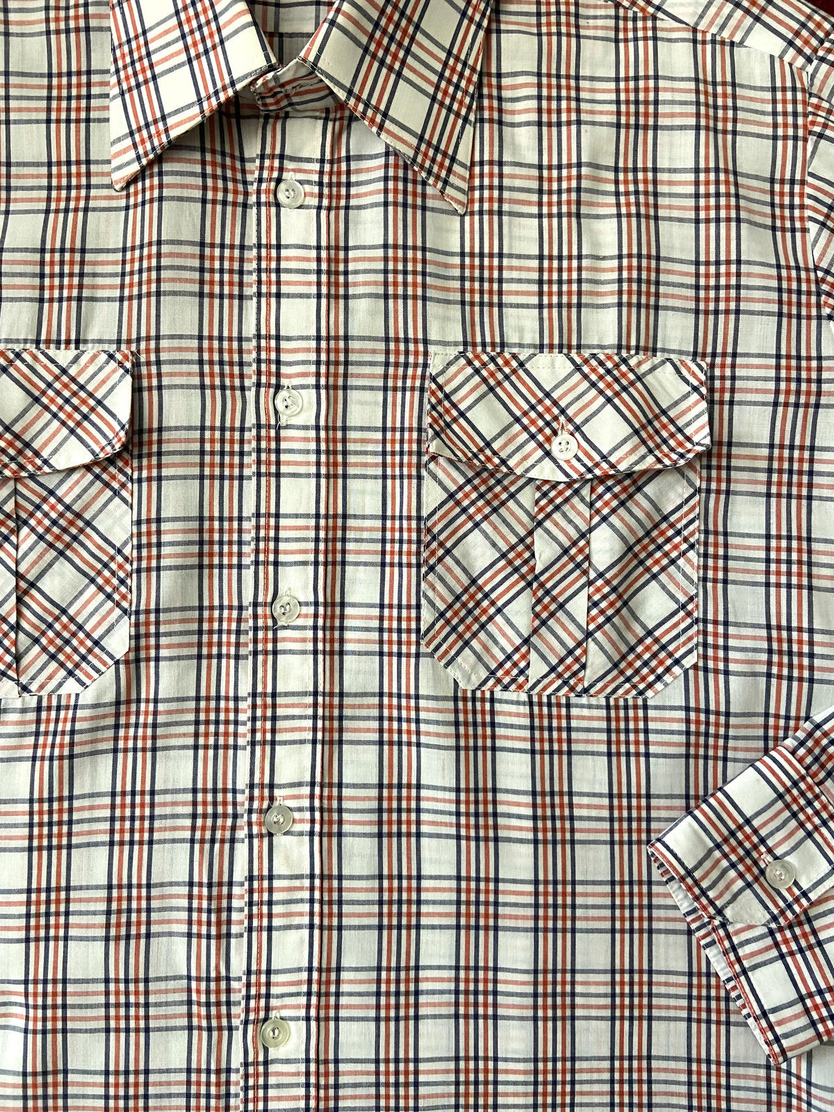 Vintage 1970s Deadstock Checked Shirt