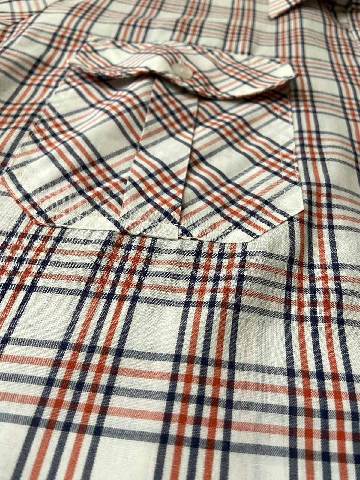 Vintage 1970s Deadstock Checked Shirt