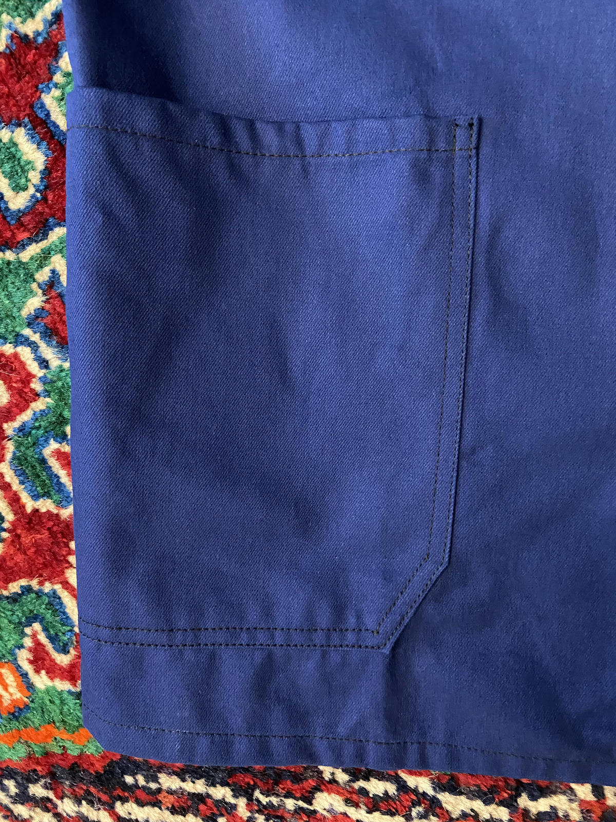 Vintage Blue Czech Worker Chore Jacket
