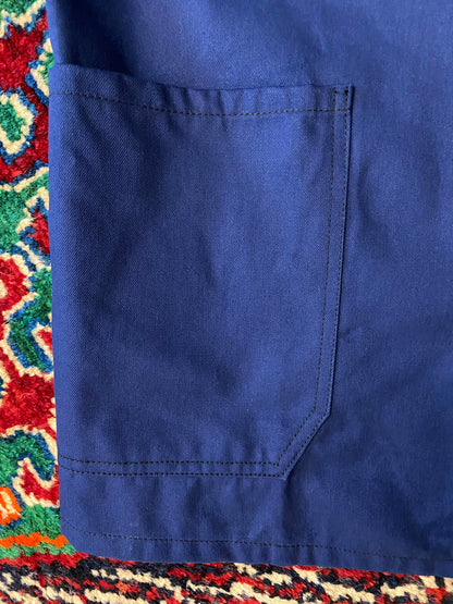 Vintage Blue Czech Worker Chore Jacket