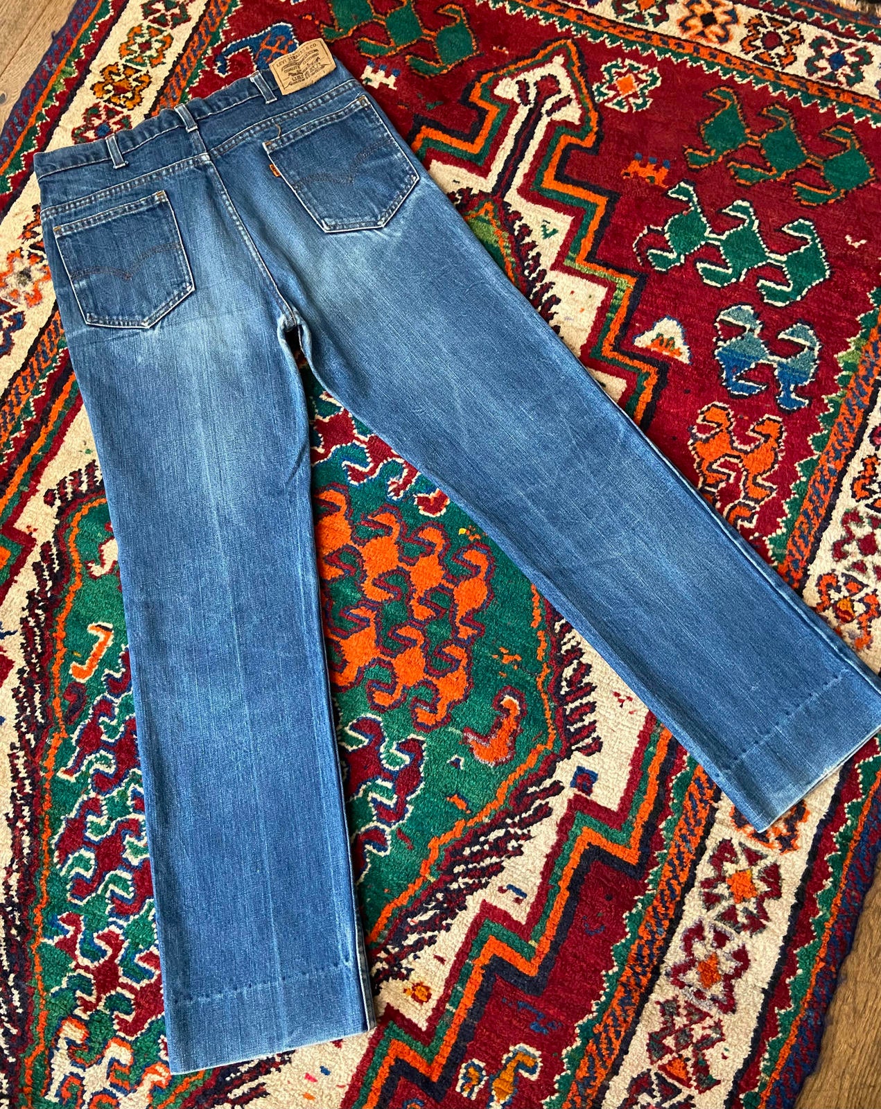 Vintage 1970s Levi's Orange Tab 630 Jeans W34 / L30.5