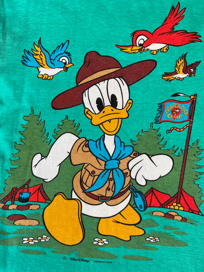 Vintage 1980s Walt Disney Donald Duck Camp Top