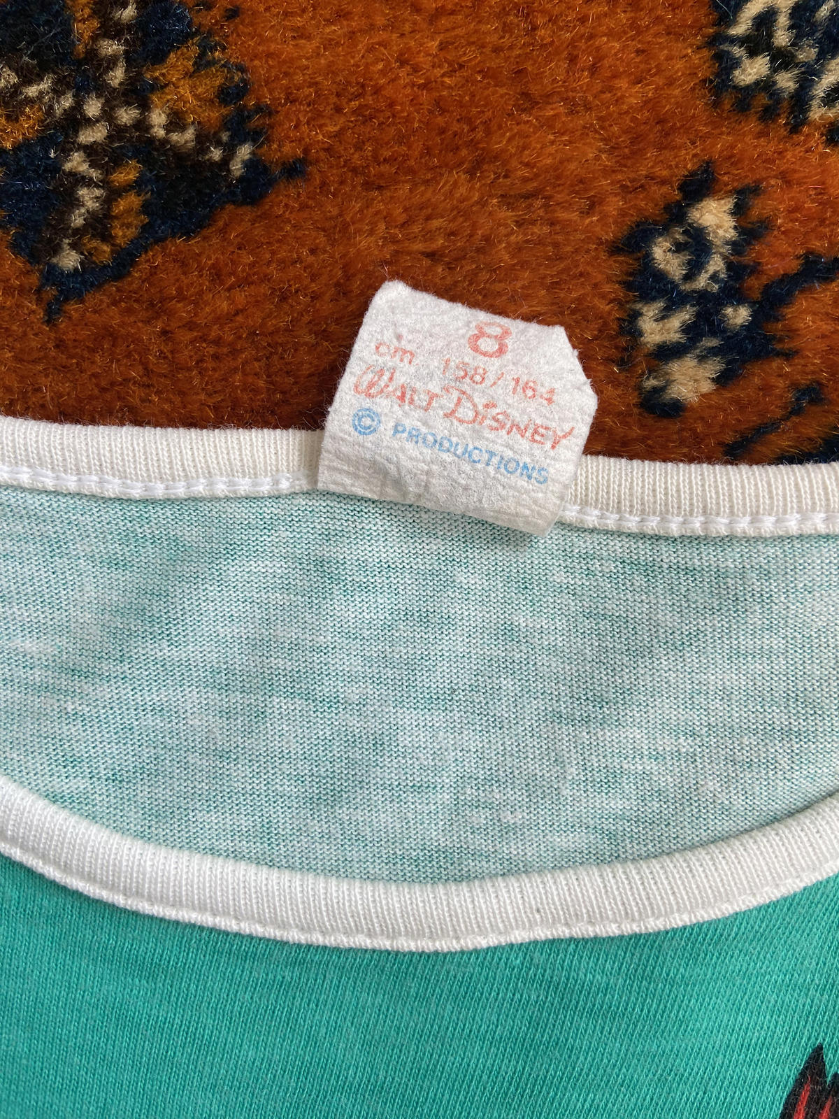 Vintage 1980s Walt Disney Donald Duck Camp Top