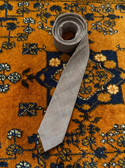 Vintage 1970s Slim Brown Tie